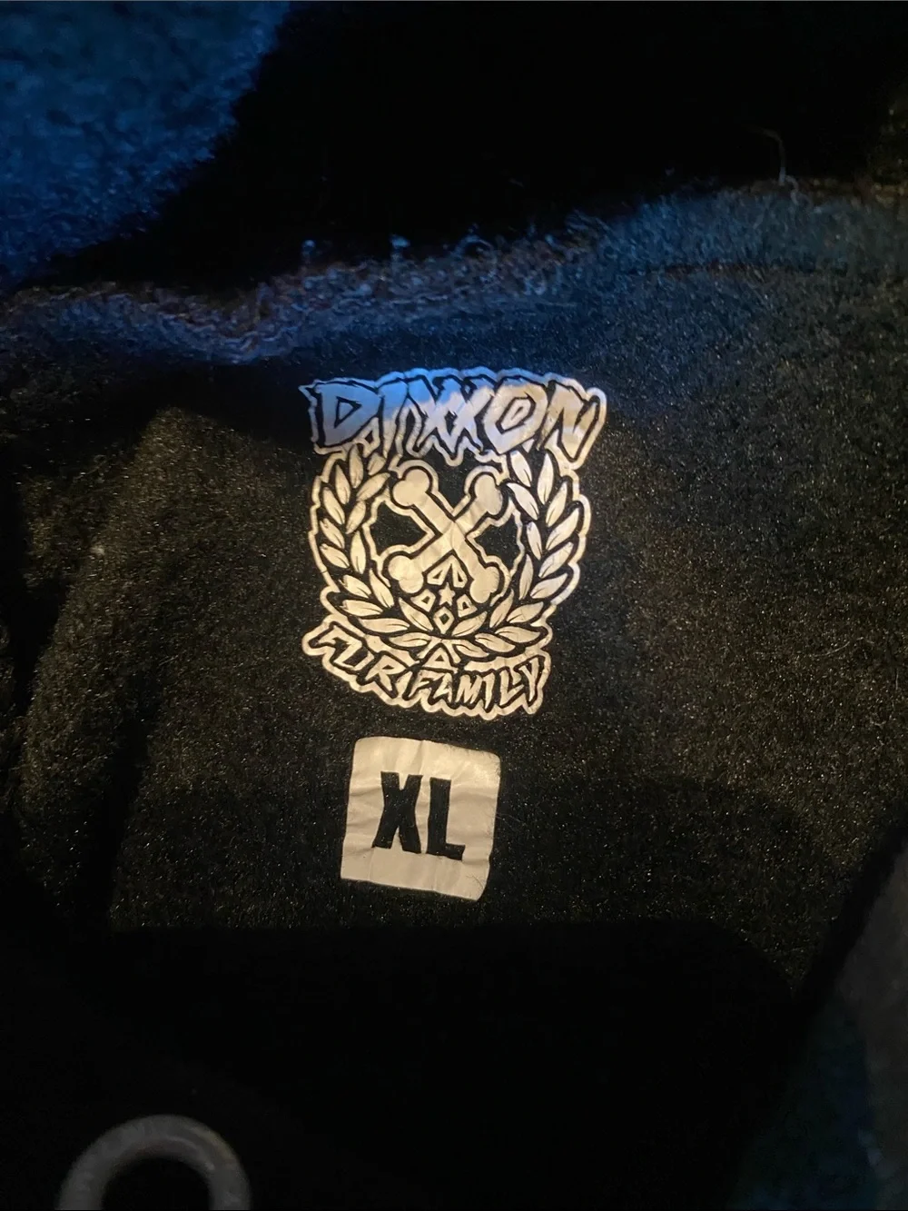DIXXON Black Graphic Hoodie for Dogs